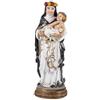 Inmaculada Romero IR Figura Santa Rosa da Lima 20 cm. santo patrono dell'America, delle Indie e delle Filippine, base dell'immagine in resina colorata