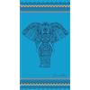 Miracle Home. Asciugamano spiaggia cotone egiziano elefante 80% cotone, 20% poliestere. 140 x 175. 11874
