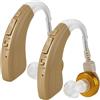 MEDca Premium Coppia digitale - Dispositivo audio digitale personale BTE dietro l'orecchio sinistro e destro di (pelle)
