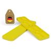 FUX 100 Spessori in Plastica per Mobili - Distanziatori 100x24x4mm per Vetri e Piastrelle, Cunei per Parquet - Polipropilene (PP) Resistente - Made in Germany