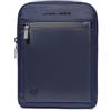 PIQUADRO Borsello iPad Mini in pellee tessuto