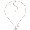 Emporio Armani Collana da donna in ottone con chiusura a moschettone in tonalità oro rosa