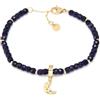 Skagen Bracciale da uomo in acciaio inossidabile, pelle o perline con chiusura a moschettone