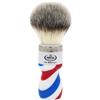 Omega pennello da barba Barber pole in fibra sintetica