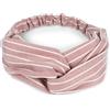 styleBREAKER Fascia capelli donna nodo motivo gessato,Rosa antico vecchio