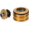 BuyWeek Serie Sterzo, 2 Pezzi 44 mm Stelo Forcella Anteriore Bici in Lega di Alluminio Cuscinetto Doppio per Cuffia per Mountain Bike (Oro)