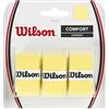 Wilson PRO Overgrip Comfort 3 Confezioni (Totale 6 Strisce di overgrip) - Giallo