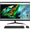 Acer Aspire C27-1800 Computer Fisso All in One, Pc Desktop, Processore Intel Core i5-12450H, Ram 8 GB DDR4, 512 GB SSD, Display 27" IPS FHD LED LCD, Intel UHD, Wifi, Webcam, Windows 11 Home