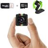 Bextgoo Telecamera Senza Wifi, 1080P Mini Telecamera Spia Nascosta con Scheda di TF da 32 GB, Visione Notturna, Rilevamento di Movimento, Supporto Rotante a 360°, Micro Telecamera Per Esterna/Interna