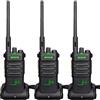 Retevis RT86 Walkie Talkie Lunga Distanza, Walkie-Talkie Professionali 2600mAh Ricaricabile, Schermo Nascosto Robusta Radio Ricetrasmittenti Portatili per Immobiliare, Logistica (Nero, 3 Pezzi)