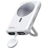 Galeces Portable Charger for iPhone & Apple Watch,10000mAh Travel Battery Pack for Magsafe PD20W Fast Charging Powerbank,with USB C in & out and LED Display Power Bank for iPhone16/15/14/13/12(White)
