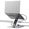 BENFEI Supporto per laptop con docking station USB-C 6in1, HDMI 4K@60Hz, Gigabit Ethernet, 100W Power Delivery, 10Gbps 1*USBC e 2*USBA 3.2 Compatibile con MacBook Pro/Air, iPad Pro, XPS, ThinkPad