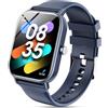 Haulvean 𝟐𝟎𝟐𝟓 Upgraded Smartwatch Uomo Donna,1.85''HD Smartwatch con Effettua/Risposta Chiamate,110+ Sportive,24/7 Frequenza Cardiaca Sonno SpO2 Monitor,Impermeabile IP68 Fitness Tracker per Android iOS