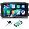 SIXWIN [4+64G]SIXWIN Autoradio Android 13 con CarPlay/Android/Mirror Link per Mercedes Benz Smart Fortwo 2005-2010,9 HD TouchScreen Schermo Navigatore WiFi RDS FM USB Bluetooth Comandi al Volante