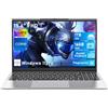 FUNYET PC Portatile 15,6 pollici Notebook Gaming Laptops,2025 i9-11900H Processore (fino a 4,9Ghz) Gamer Laptop, 16GB RAM 1TB SSD, Computer Tastiera Retroilluminata, Tipo-C, RJ45 (i9-11900H, 16GB+1TB)