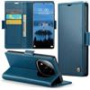 Rerzoiro Cover per Xiaomi Redmi Note 14 Pro 5G / Poco X7 Custodia Portafoglio[Blocco RFID]Premium Pelle PU Wallet Case Flip Libro con Porta Carte Slot Supporto Flip Case per Redmi Note 14 Plus 5G,Blu