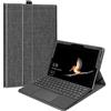 FINTIE Custodia per Microsoft Surface Go 4 (2023) / Go 3 (2021) / Go 2 (2020) / Go (2018) 10 Pollici Tablet, [Multi-angli] Cover Protettivo Case, Compatibile con Tastiera Type Cover, Denim Charcoal