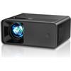 Einyoumily Proiettore 13000 Lumens Full HD 1080P, 2025 Upgraded Einyoumily 4K Mini Proiettore Portatile, Videoproiettore Home Theatre 130, Compatibile con iOS/Android/TV Stick/HDMI/USB(14 * 11 * 6cm)
