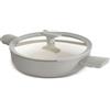 Berghoff - Tegame 2 manici con coperchio antiaderente Balance Moonmist 26cm