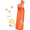 Generic Air Up - Borraccia Originale Arancione Elettrico 650 ml + 3 Pod OMAGGIO, cialde aromatizzate, 0 calorie