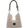 HomKuch Crochet Tote Borsa per le donne, estate maglia spiaggia estetica maglia Boho borsa a spalla per le vacanze di viaggio