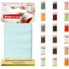 Nähmit Nastro sbieco in cotone, 5 m, 100% cotone, larghezza 20 mm, 40/20, nastro sbieco pre-stirato (A15, azzurro, carta da 5 m)
