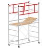 SCEDIL Trabattello altezza di lavoro 3,90 m in acciaio serie M4 LUX BASE NORMALE made in italy I SCEDIL