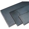 B&T Metall Barra piatta di acciaio S235JR+AR / ST 37, laminato, in lunghezze da ca.- 2000 mm +0/-3 mm, ferro grezzo piatto, acciaio, nero