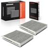 Frankberg 2x Filtro abitacolo Filtro antipolline Dietro il vano portaoggetti Compatibile con Swift IV FZ NZ Swift V AZ Qubo 225 Combo Tour X12 Doblo MPV 263 Replace# 647962