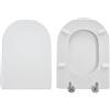 Ceramica azzurra Copriwater Azzurra Thin sospeso compatibile in poliestere bianco