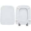Ceramica azzurra Copriwater Azzurra Adone compatibile in poliestere bianco