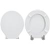 Ceramica azzurra Copriwater Azzurra Giunone compatibile in poliestere bianco
