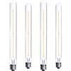 BRIMAX Lampadine LED dimmerabili, T30 30CM*3CM, attacco E27, 2700K bianco caldo, 8W 800 Lumen, AC220-240V, luce tubolare in vetro, lampade a sospensione moderne Punk, set di 4