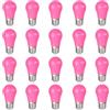 WULUN Lampadine LED E27, Rosa,300LM,Lampadina LED a Globo A50 Attacco E27, 3W equivalenti 30W, per Esterni, Patio, Feste, Natale,Nozze,confezione da 20 pezzi