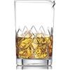 FLOW Barware Bicchiere da cocktail in cristallo FLOW, base ponderata professionale Caraffa in vetro con capacità grande da 700 ml per la preparazione di cocktail di FLOW Barware
