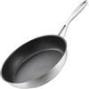 SILBERTHAL Padella antiaderente 28 cm - Acciaio inox - Induzione gas e forno - rivestimento senza PFOA