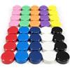 Qualsen Calamite Frigorifero, 40 Pezzi Calamite Potenti, Magneti Frigo, Calamite Piccole Colorate, Carino Tonde Magnete, Calamite per Lavagna Magnetica, per Frigo, Lavagne, Calendari (10 Colori)