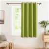 PONY DANCE Tende Cameretta Bambini Oscurante da Interno con Anelli Curtain Termiche Isolanti per Camera da Letto 1 Pezzo L 140 x A 180 cm, Verde