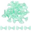 QUARKZMAN 30Pz Fiocchetti Verde Chiaro 3.8x2.5cm Fiocchi Nastro Raso per Creazioni Regalo Fiocco Piccoli per Decorazioni all'Ingrosso Mini Fiocchetti Natalizi