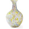 Puremagics Vaso rotondo in vetro soffiato a mano in stile murano, 31,8 cm di altezza, a bocca larga, per caminetto, tavolo da pranzo, centrotavola, ingresso, soggiorno, decorazione per matrimoni, decorazione per