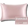 EVERSILK Federa per cuscino seta di gelso 22 Momme, 40x60cm Rosa