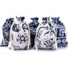 HERZWILD Piccoli Sacchetti con Cordoncino Sacchetti di Cotone Sacchetti Regalo Sacchetto di Iuta per Festa di Matrimonio (Tipo C) Confezione da 25