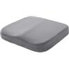 Surwin Cuscino Memory Foam Sedia per Sedersi, Colore Solido Cuscino Antidecubito Ciambella Cuscino Ergonomico Sedia Ufficio per Alleviare Dolore alla Schiena (40x40x6cm,Grigio)