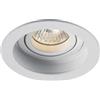 Lampenlux plafoniera encastre Spot LED Sandi failover rotondo bianco e ruotando ã ˜ 10.2 cm inossidabile