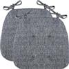 uyeoco Set 4/2/1 Cuscini Sedia da Cucina/Cuscini di Seduta,43 * 41 * 35cm Confortevole Cuscini Coprisedia da Cucina,con Lacci Imbottito,Lavabili(8#,2pcs)