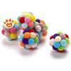 Leopet Pallina in Tessuto Multicolore (Ø4,5 cm) - Confezione Da 1 Pezzo (Colori Assortiti)