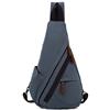 FANDARE 3 in 1 Zaino Monospalla Uomo Zaino Donna Zainetto Spalla Borsa a Tracolla di tela Pacchetto Sling Bag per lavoro scuola Università Sportiva Pendolarismo Ciclismo Viaggio Daypacks Grigio fumo