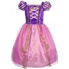 Discoball Costume da Principessa Rapunzel per Bambina, per Vestito da Cosplay Festa di Compleanno