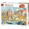 King International Comic Cartoon Venezia puzzle 1000 pezzi