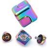 Viojrlly Giocattolo Fidget Cubo Infinity, Metallo Cubo Fidget Spinner 2 in 1 Giocattolo, Filatore Infinity Gear Cube Giocattoli Antistress, Giocattolo per la Punta Delle Antistress in Lega di Alluminio